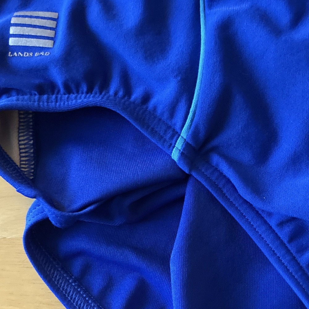 Lands' End Women's Built-In Bra One Piece Swimsuit Blue Size 16 - Picture 11 of 11